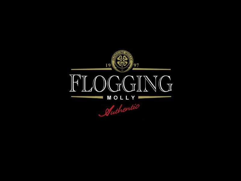 Flogging Molly Logo — Black