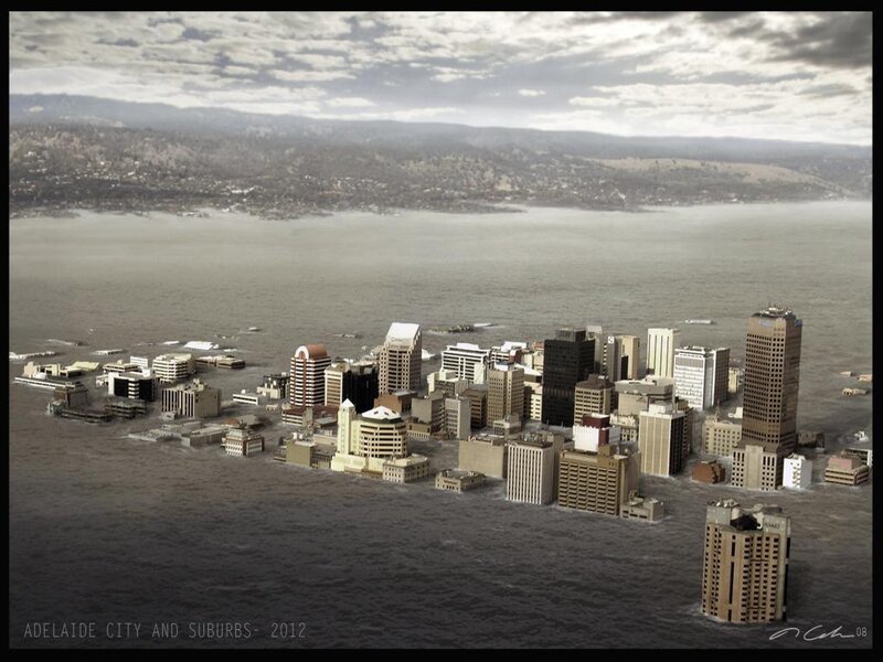 Flooded Cityscape