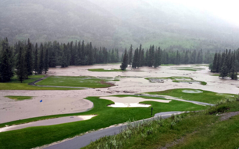 Flooded Golf Course