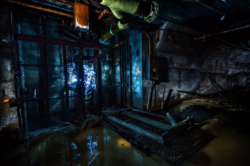 Flooded Industrial Basement