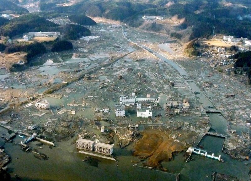 Flooded Town Landscape