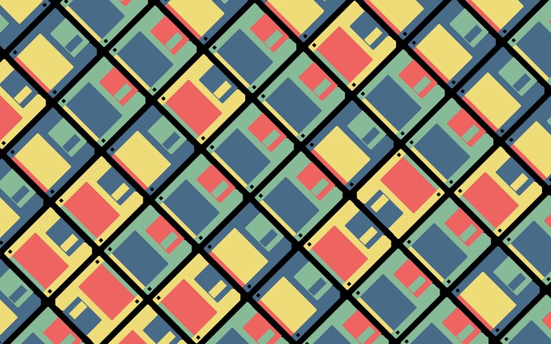 Floppy Disk Pattern