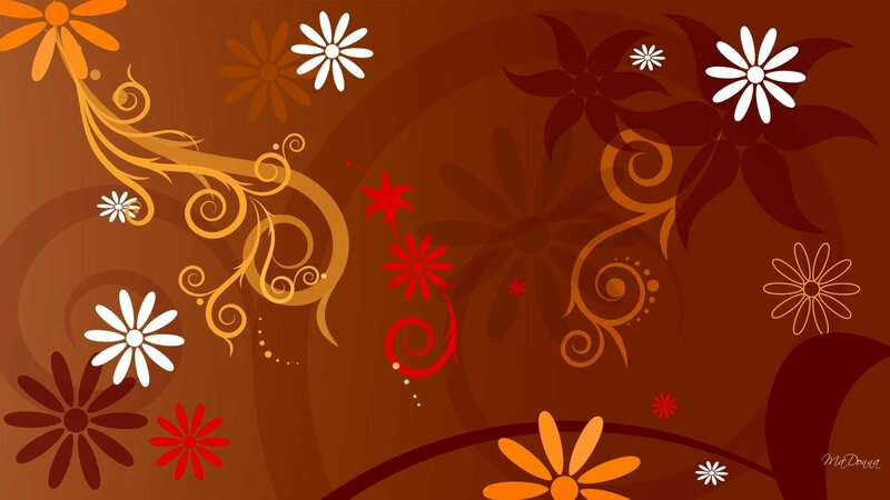 floral abstract background