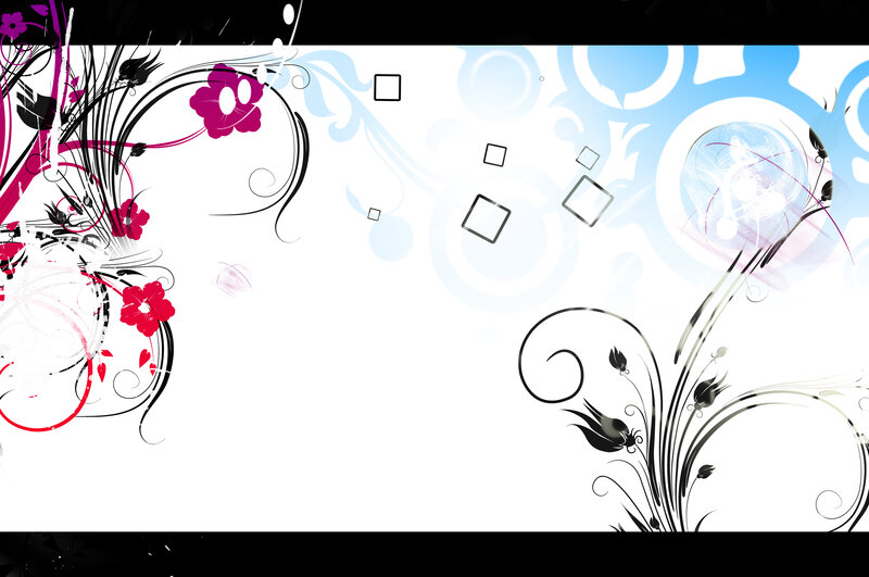 floral abstract design