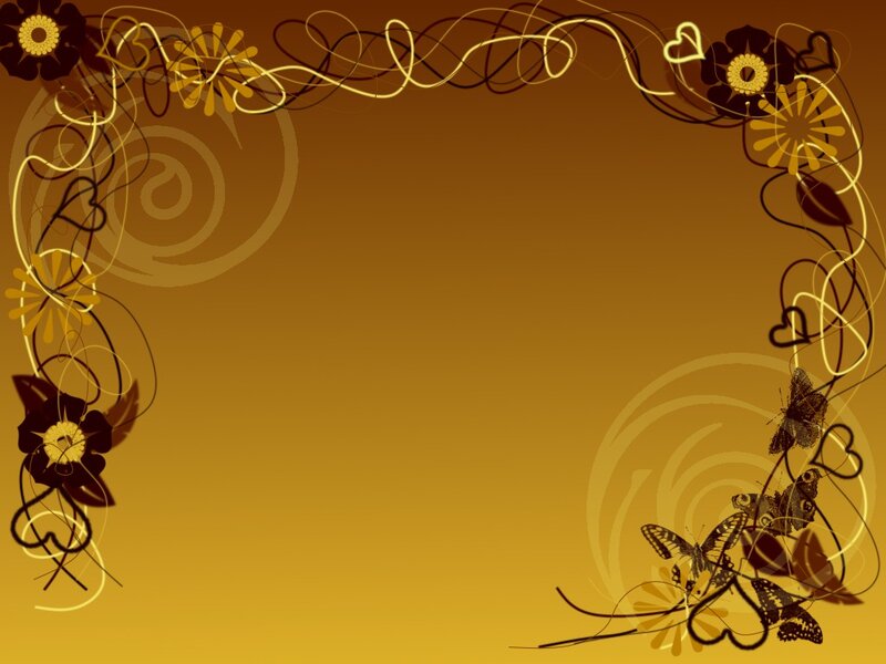 Floral and Butterfly Border