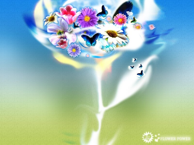 Floral and butterfly dream