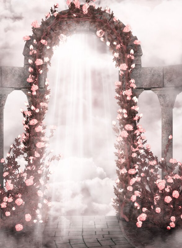 Floral archway to a dreamy realm