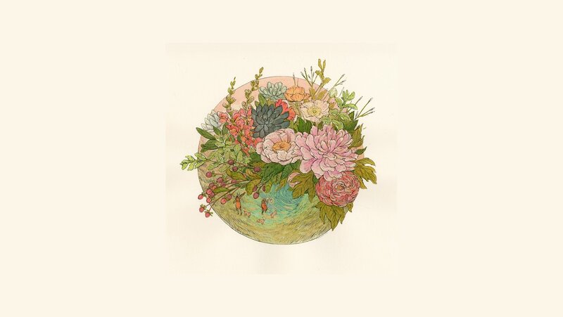 floral arrangement illustration