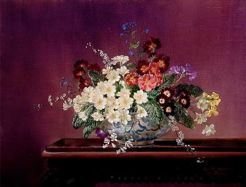 Floral arrangement in a vase