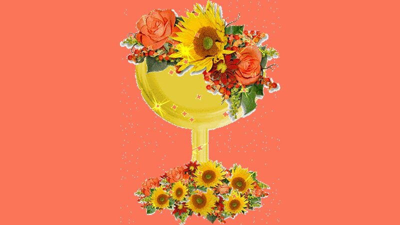 Floral Arrangement in Goblet