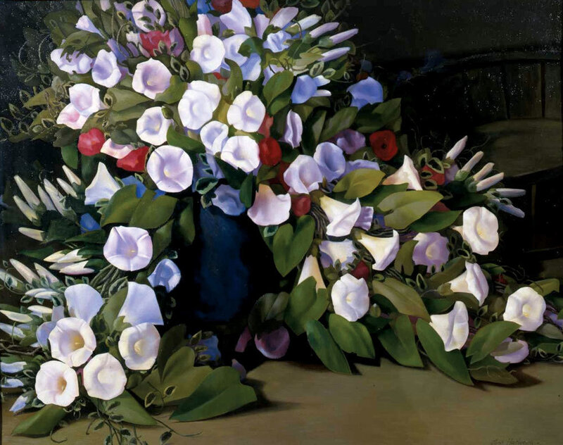 Floral Arrangement in Vase — White