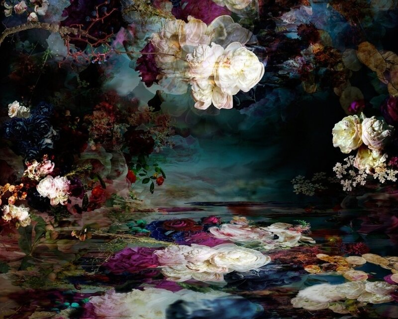 Floral Arrangement in Water