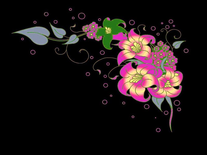 Floral Arrangement with Lilies — Pink