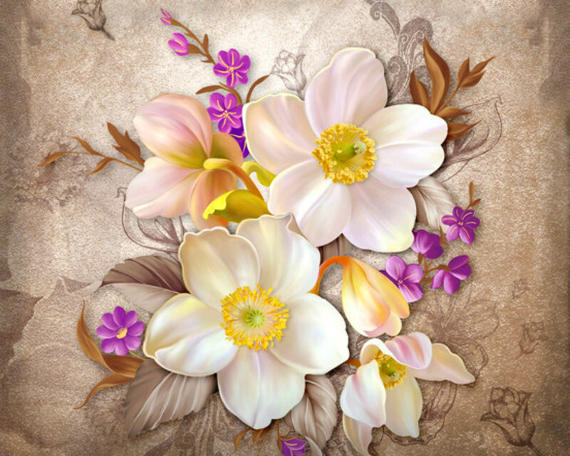Floral Arrangement with White Flowers