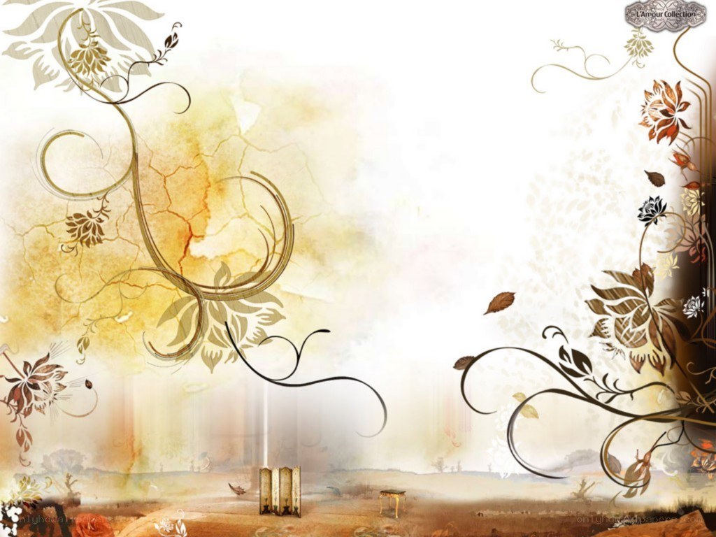 floral art background