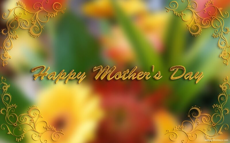 Floral Background with Text — Yellow