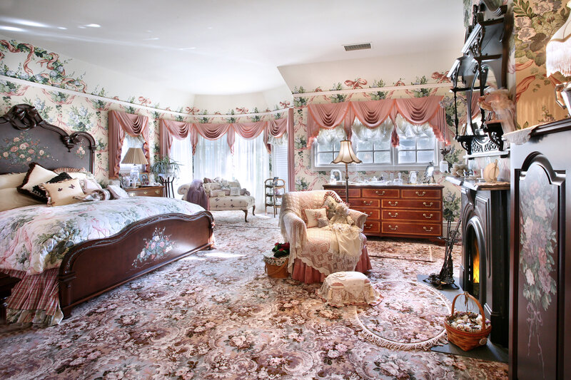 Floral Bedroom Interior