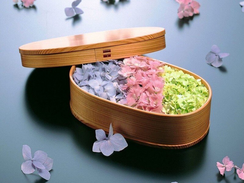 Floral bento box