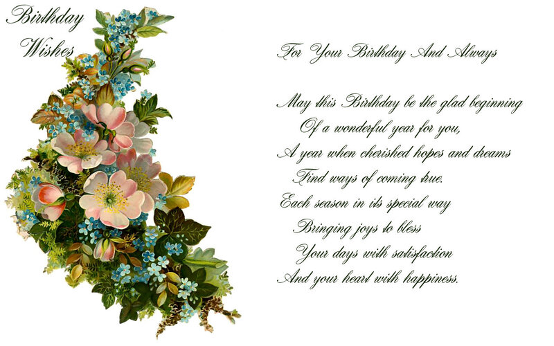 Floral Birthday Card