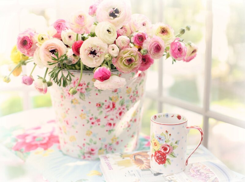 Floral Bouquet in Vase