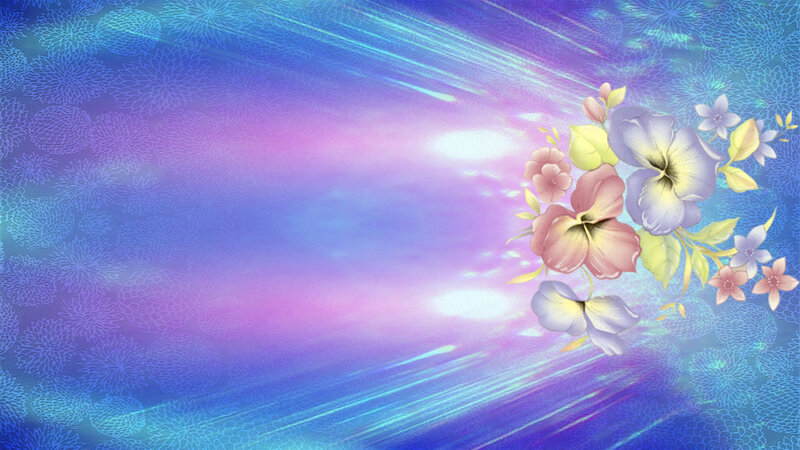 Floral Bouquet on Gradient