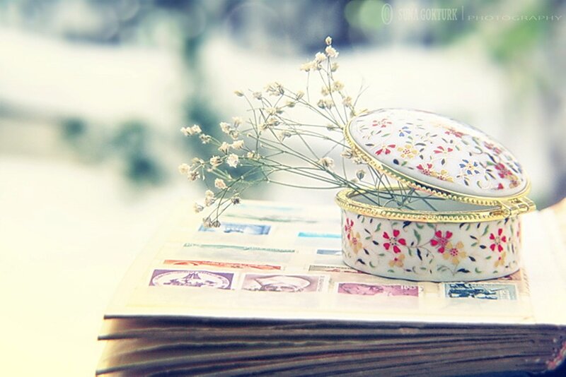 Floral Box on Book