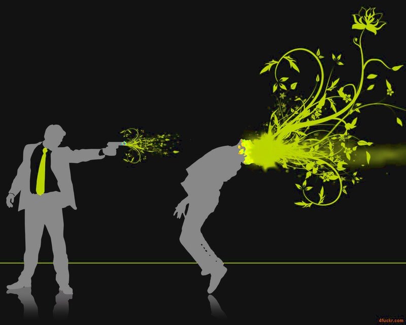 Floral bullet impact