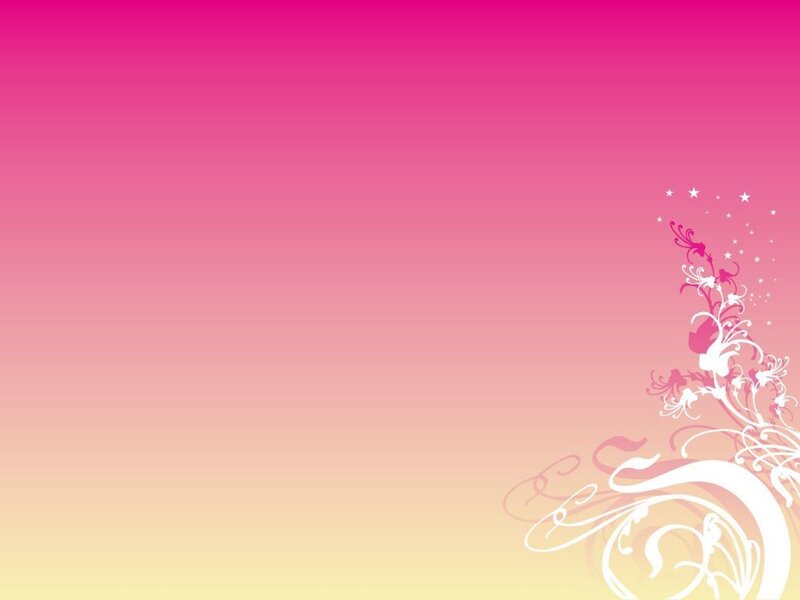 Floral Design on Gradient — Pink