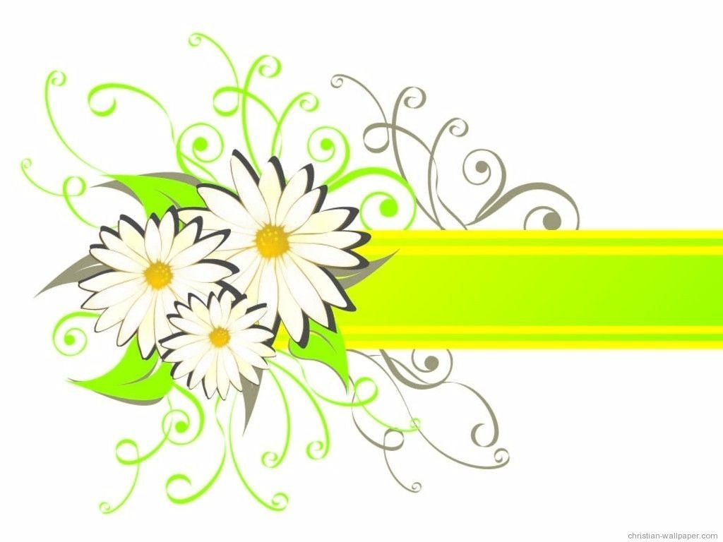 floral design with daisies