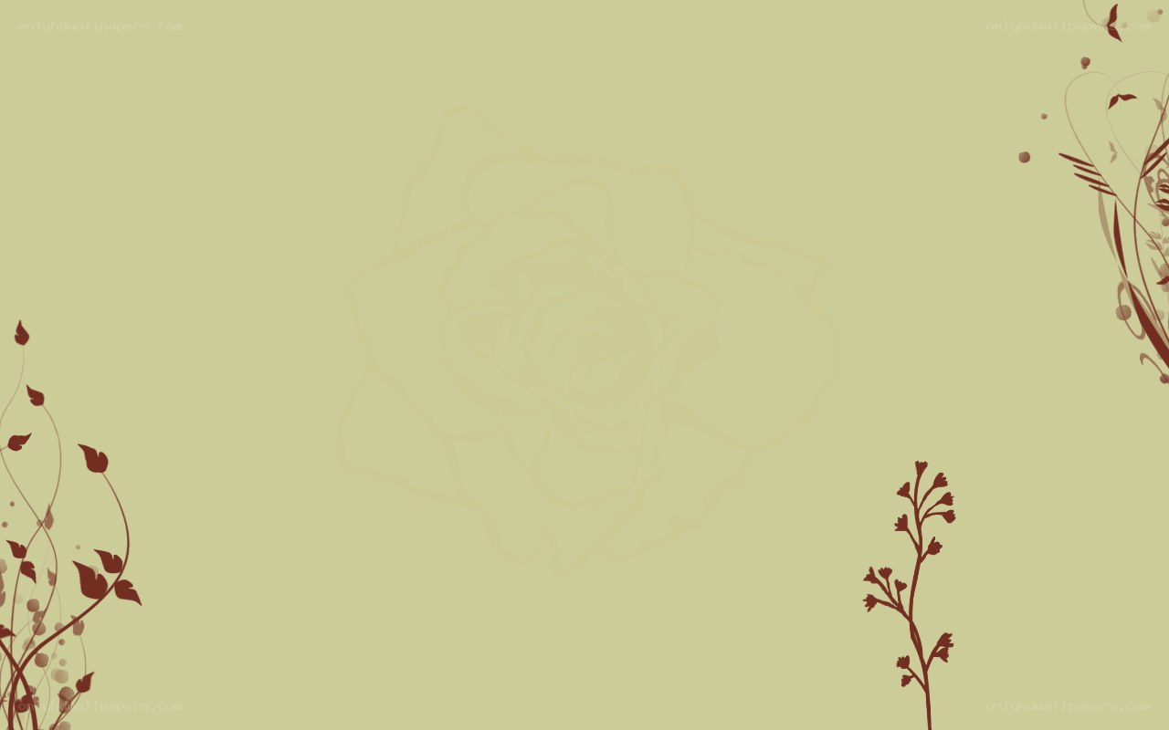floral design with rose outline