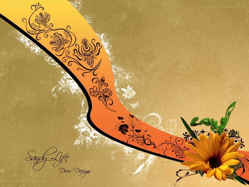 floral design with sunflower