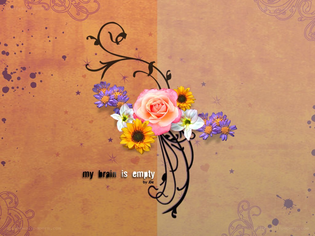 floral design with text