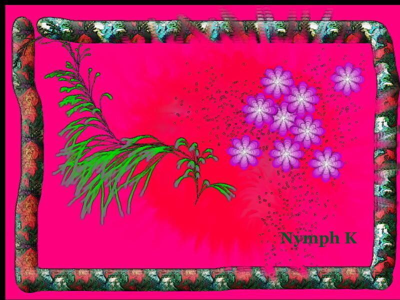 Floral digital artwork