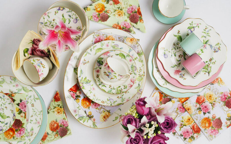 Floral Dinnerware Set