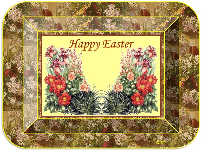Floral Easter Card
