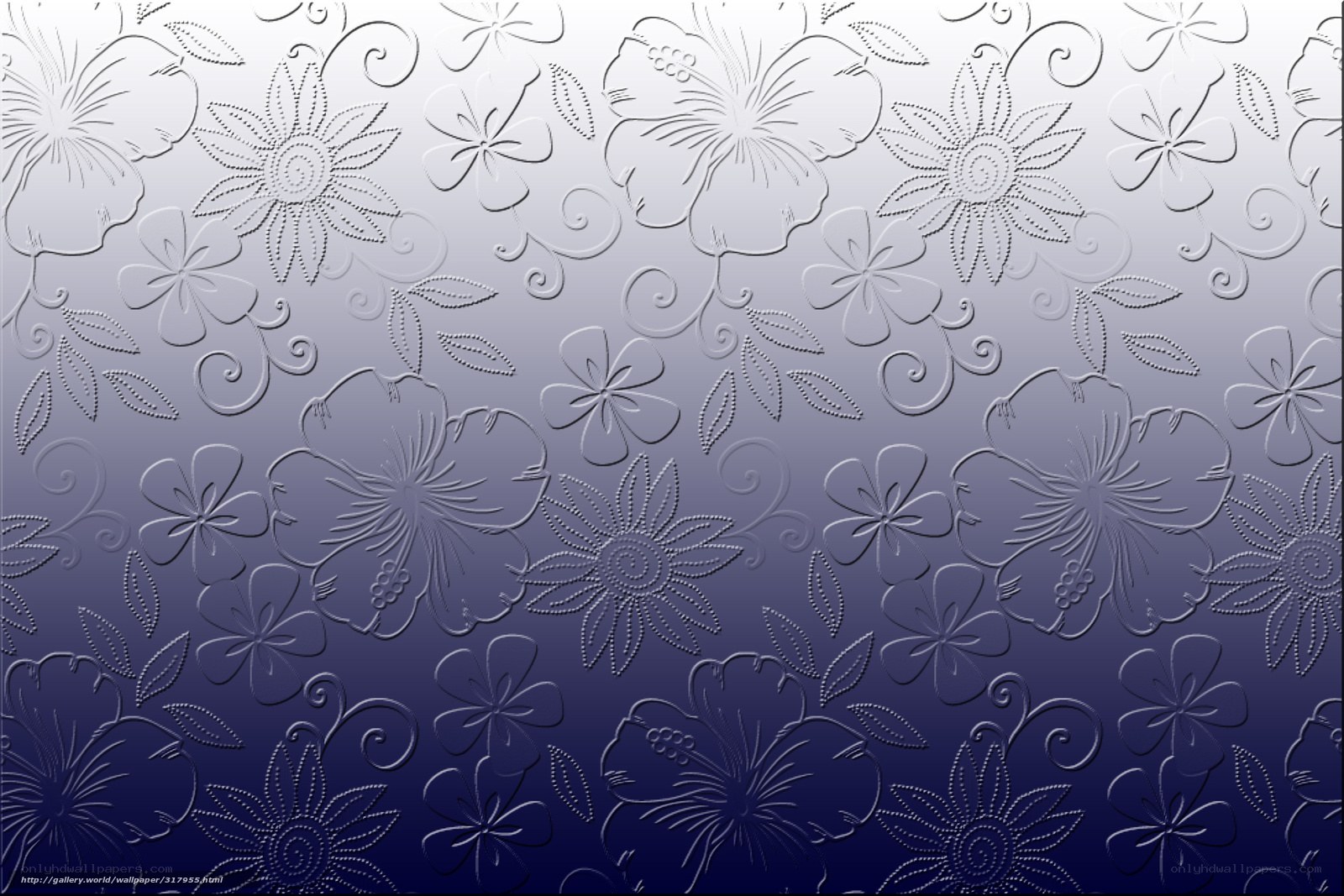 floral embossed pattern