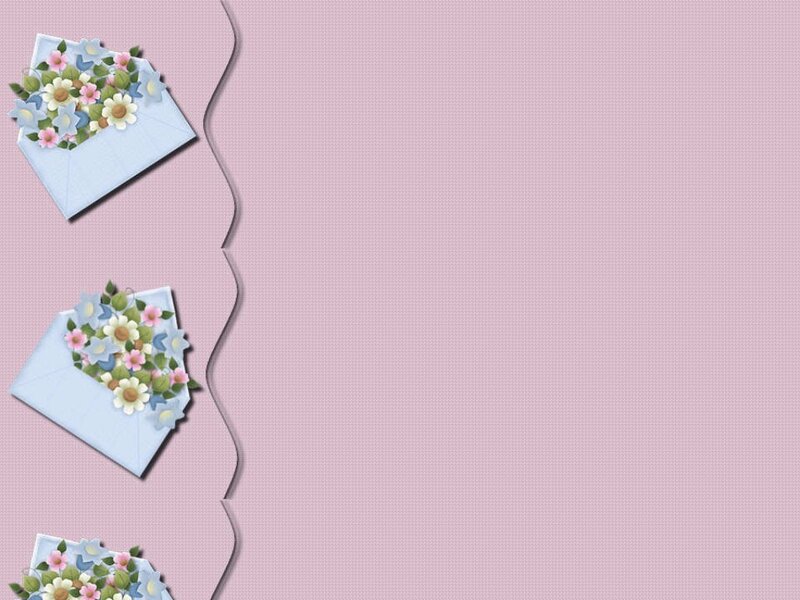 floral envelope background