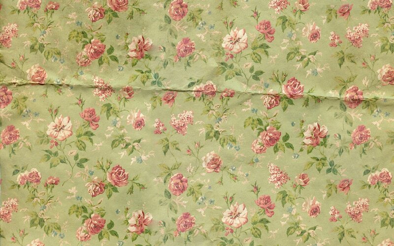 Floral Fabric Pattern — Green