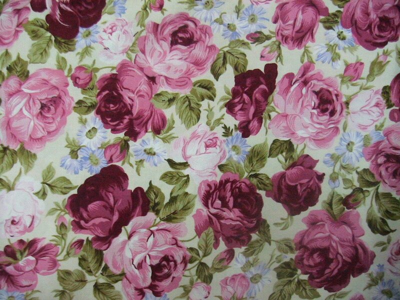 Floral Fabric Pattern — Pink