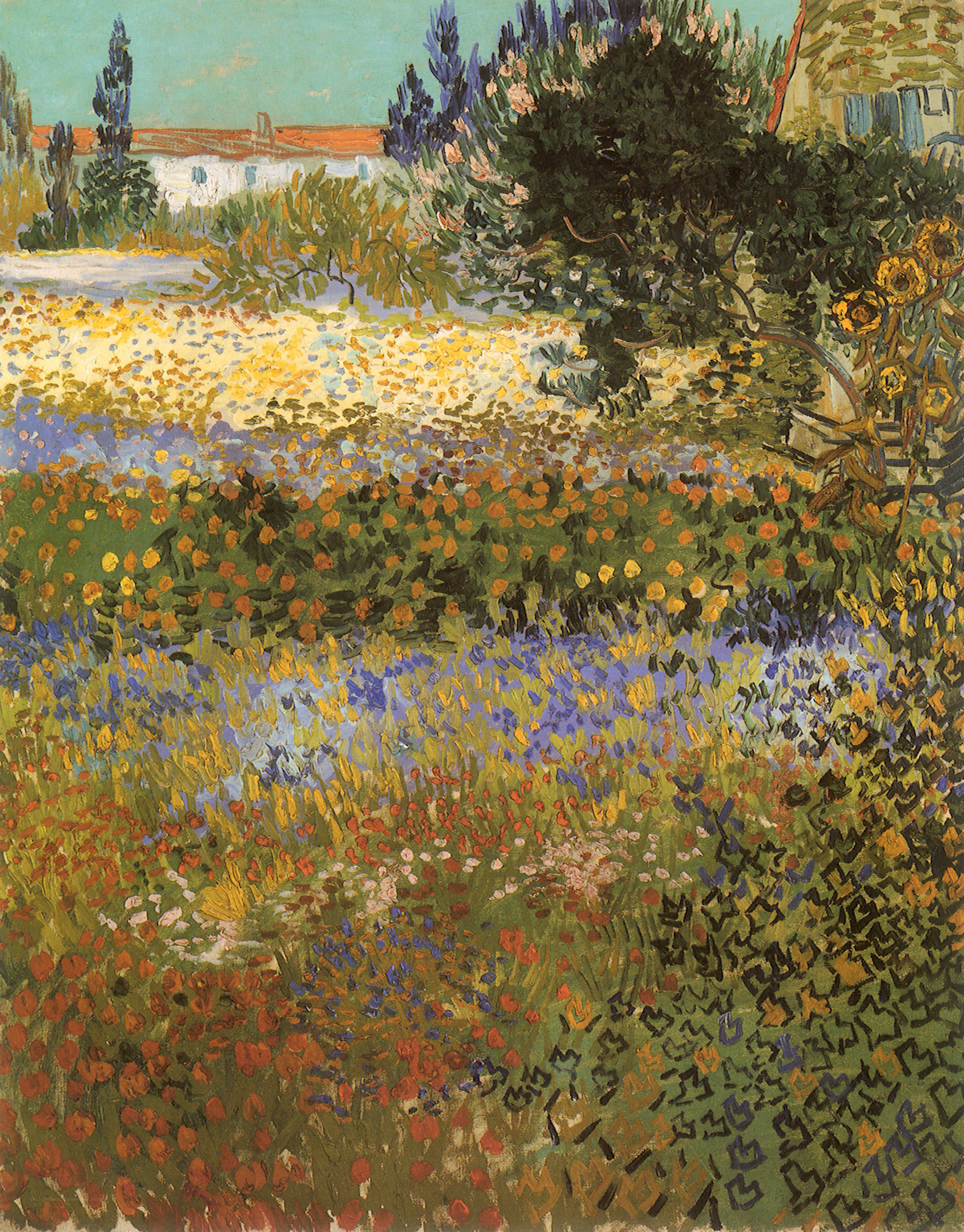 Floral Garden Landscape