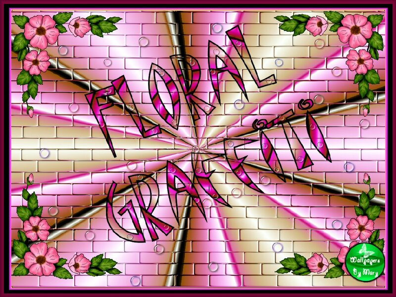 Floral Graffiti Art