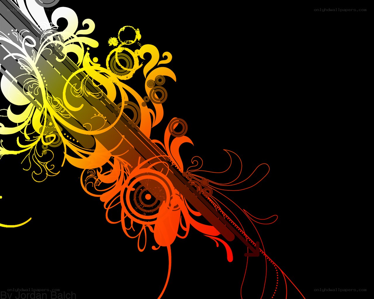 floral guitar design