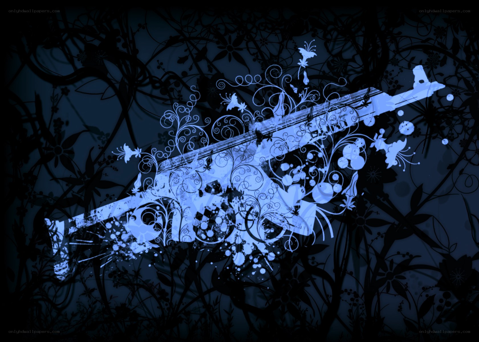 Floral gun design