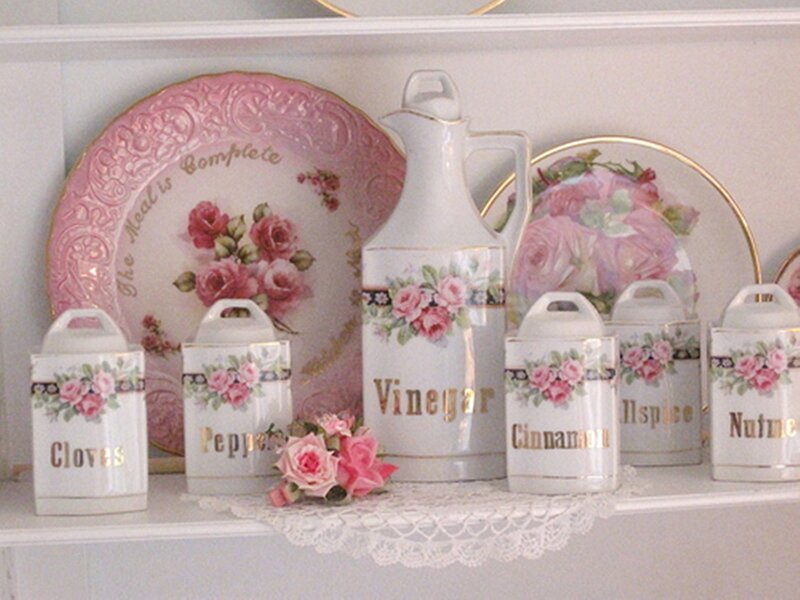 Floral Kitchen Canisters
