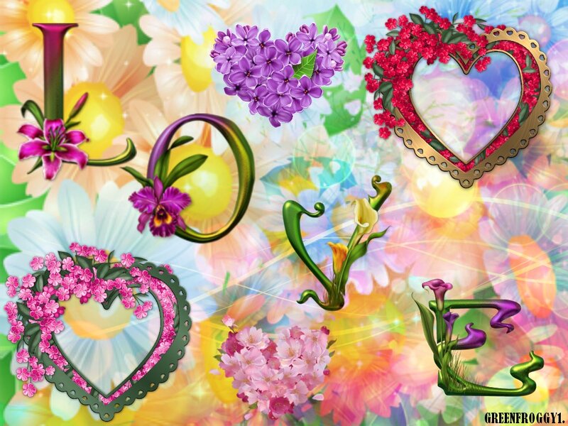 Floral Love Composition