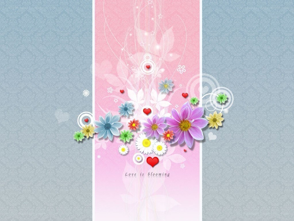 Floral love design