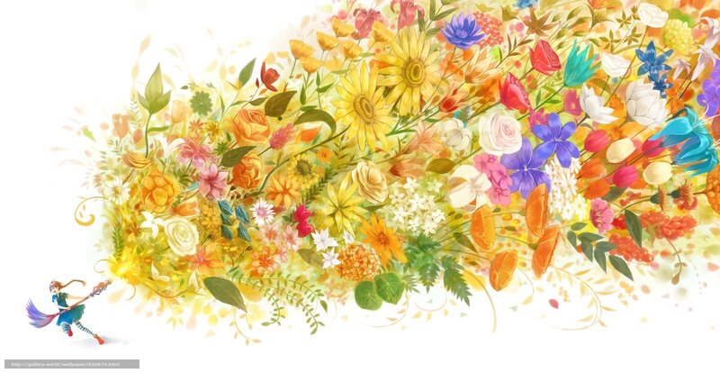 Floral magic burst