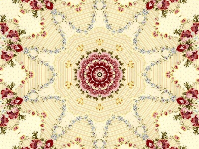 Floral Mandala Pattern — Pink