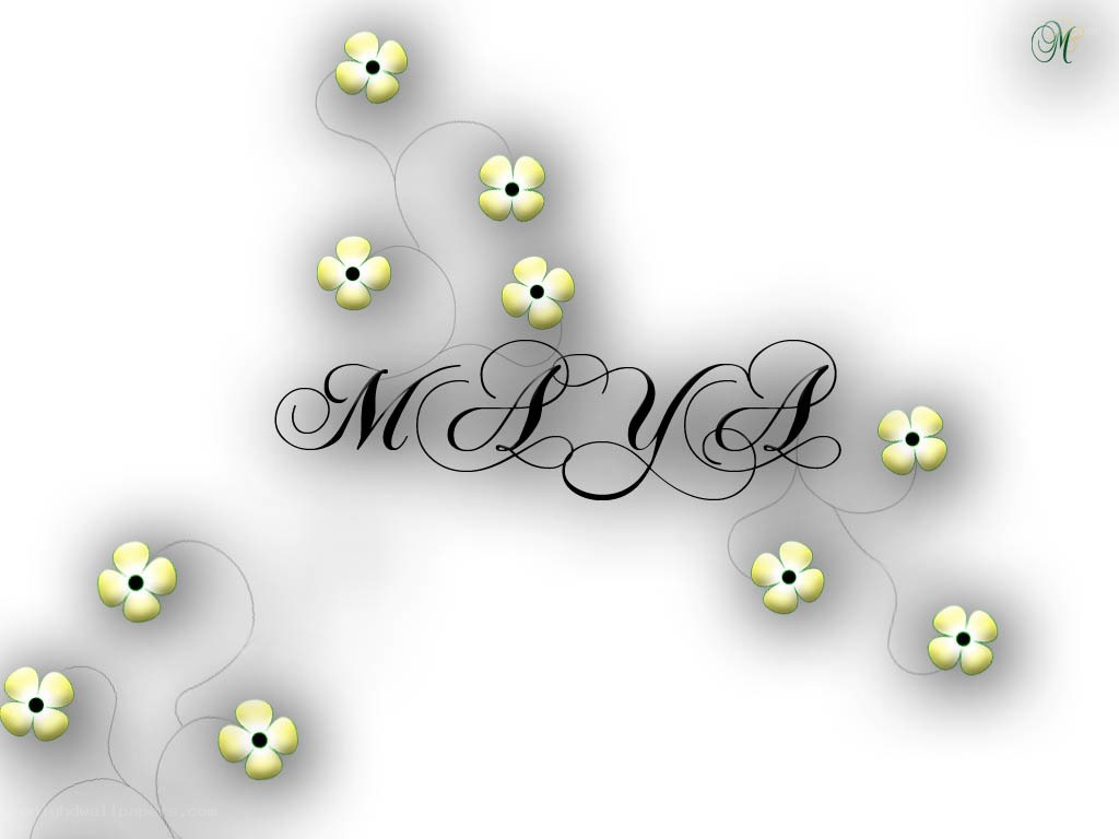 Floral name design