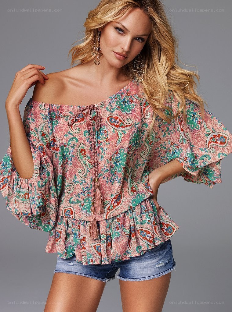 floral off-shoulder top